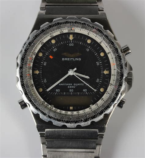 How to set a Breitling Navitimer 3300 quartz 